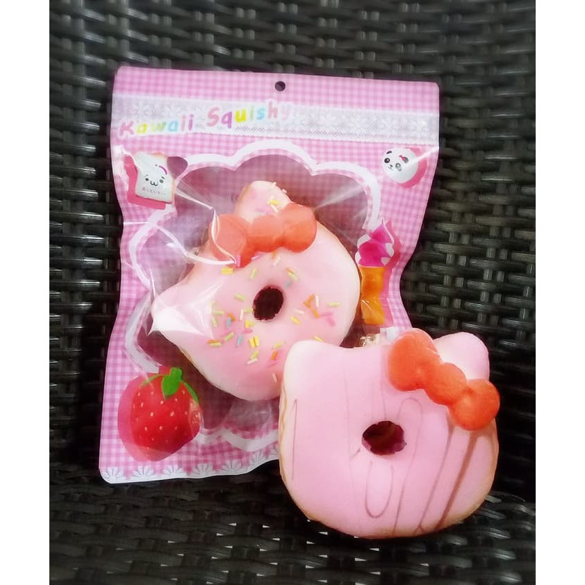 Soft And SlowRise Squishy HK Donut Hello Kitty
