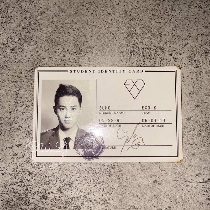 [BOOKED] PC PHOTOCARD XOXO EXO SUHO