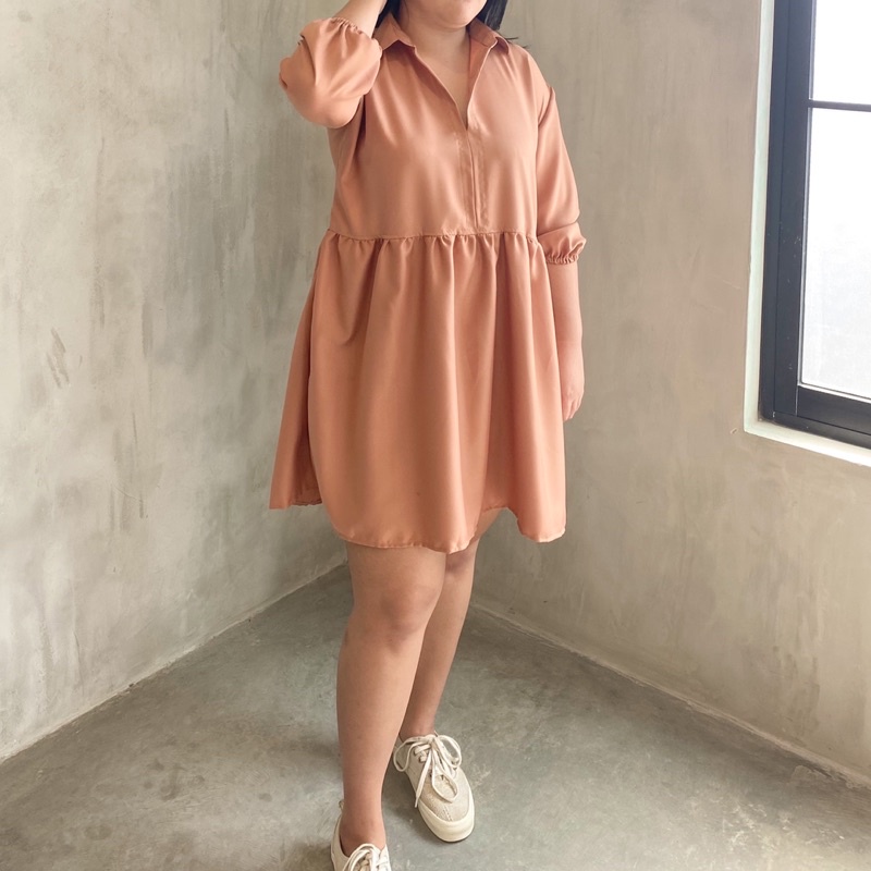 Kiyoko Mini Dress - Dress Big Size Plus Sized