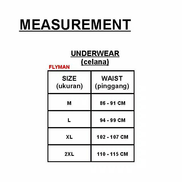 Flyman Underwear Celana Dalam Pria 3 Pcs Maximum Cooling FM 3245 good