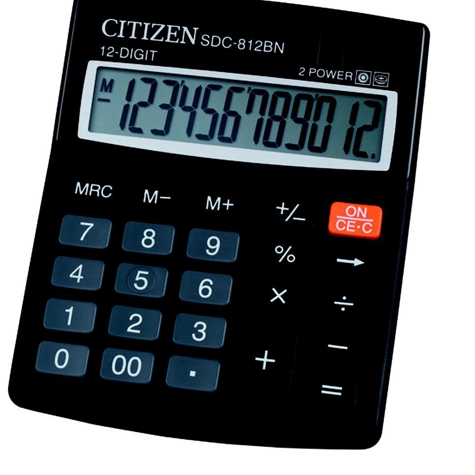 

드 Kalkulator Citizen SDC-812BN 12 Digit / 2 Power / Kalkulator CT 812BN