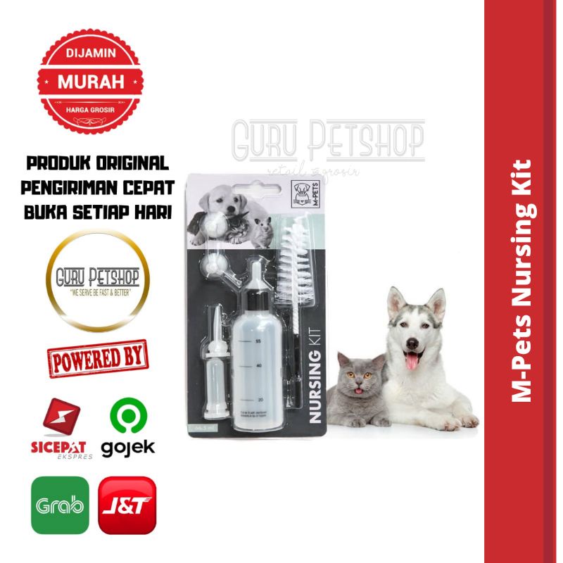 M-Pets Nursing Kit / Botol Dot Susu Anjing Kucing Kelinci / Dot Susu Kucing