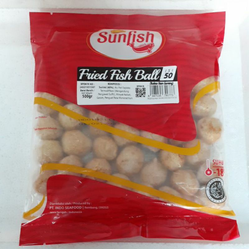 

Sunfish Bakso Goreng Size M @500gr Steamboat Bakso Hotpot Baso Frozen Makanan Beku Kuah Murah Sup