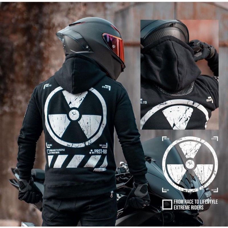 Hoodie Zipper Prostreet Project 88 size M