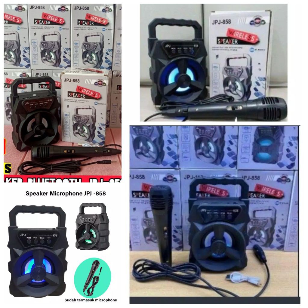 SPEAKER BLUETOOTH MEGABASS FREE MIC KDS-1886 JPJ-858 SERIES