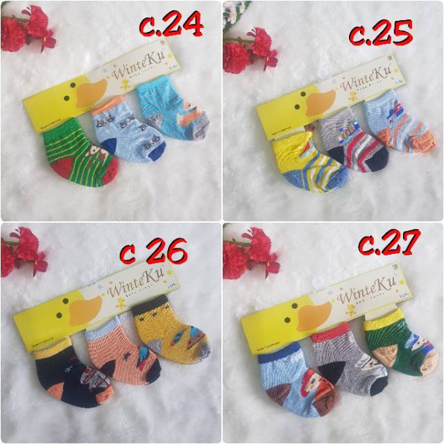 WINTEKU KAOS KAKI BAYI ISI 3 Shopee Indonesia WINTEKU KAOS KAKI BAYI ISI 3 Shopee Indonesia