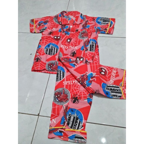 piyama anak perempuan,laki-laki  /baju tidur anak 1-5tahun/ piyama anak bisa pilih motif