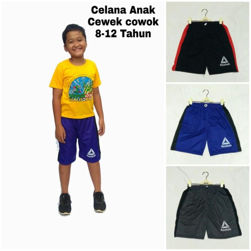 #BISA BAYAR DITEMPAT# Celana pendek anak Umur 8-12 Tahun Celana kolor olahraga bola volly basket E9