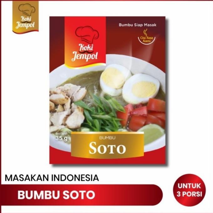 

Koki Jempol Bumbu Soto 35gr - Soto Ayam - Soto Daging