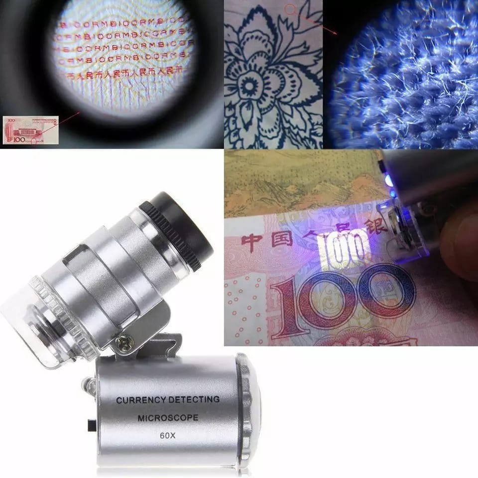 microscope stainless steel Triplet lens loupe / microscope mini