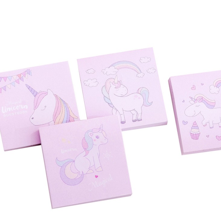 

J2 - Memo unicorn kotak sticky notes
