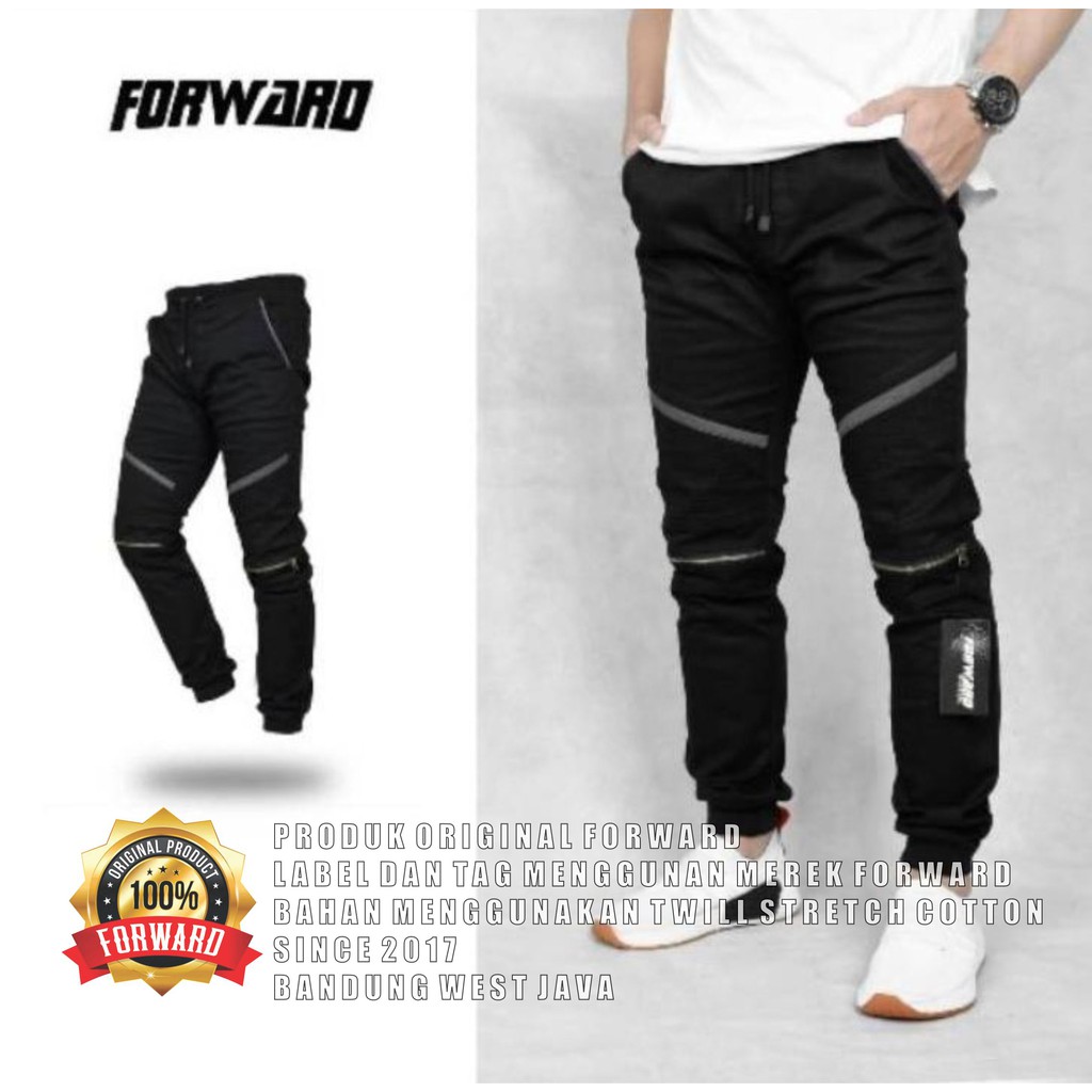 Celana Joger Jogger Casual Bikers Hiking Gunung Pria Forward