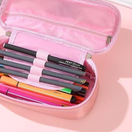 

♚ Kotak Pensil Glitter / Liquid Beads Pencil Case Flamingo Unicorn ♩