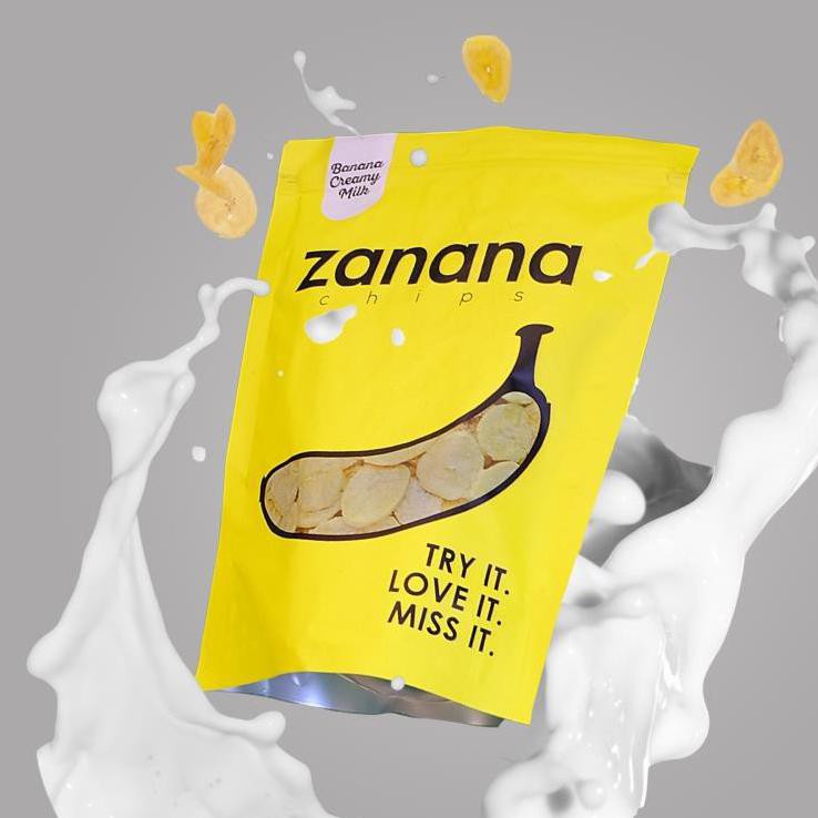 

Zanana Chips Keripik Pisang Creamy Milk