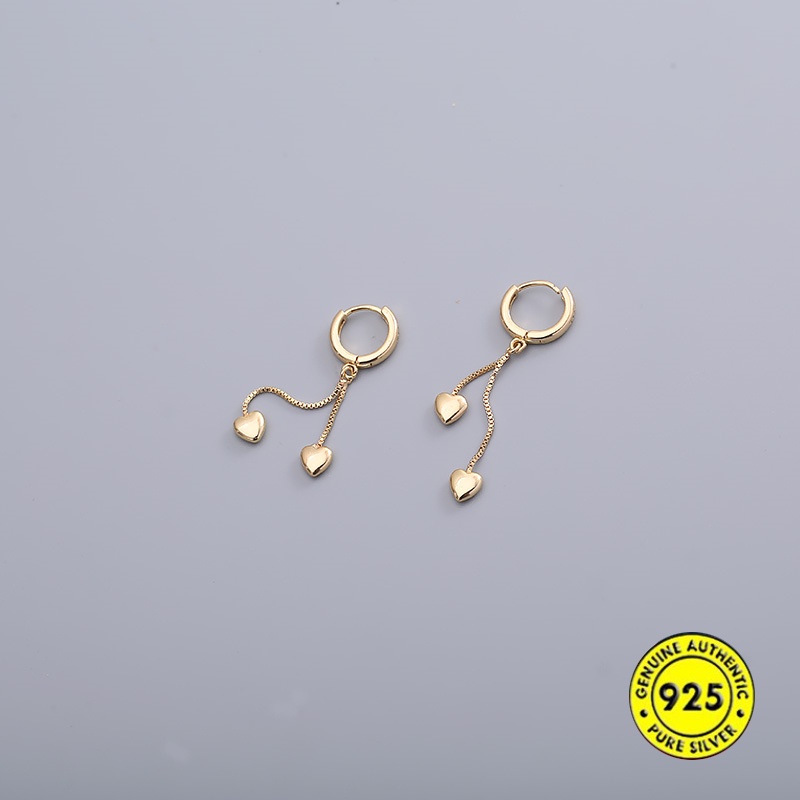 Anting Rumbai Bahan S925 Silver Untuk Wanita