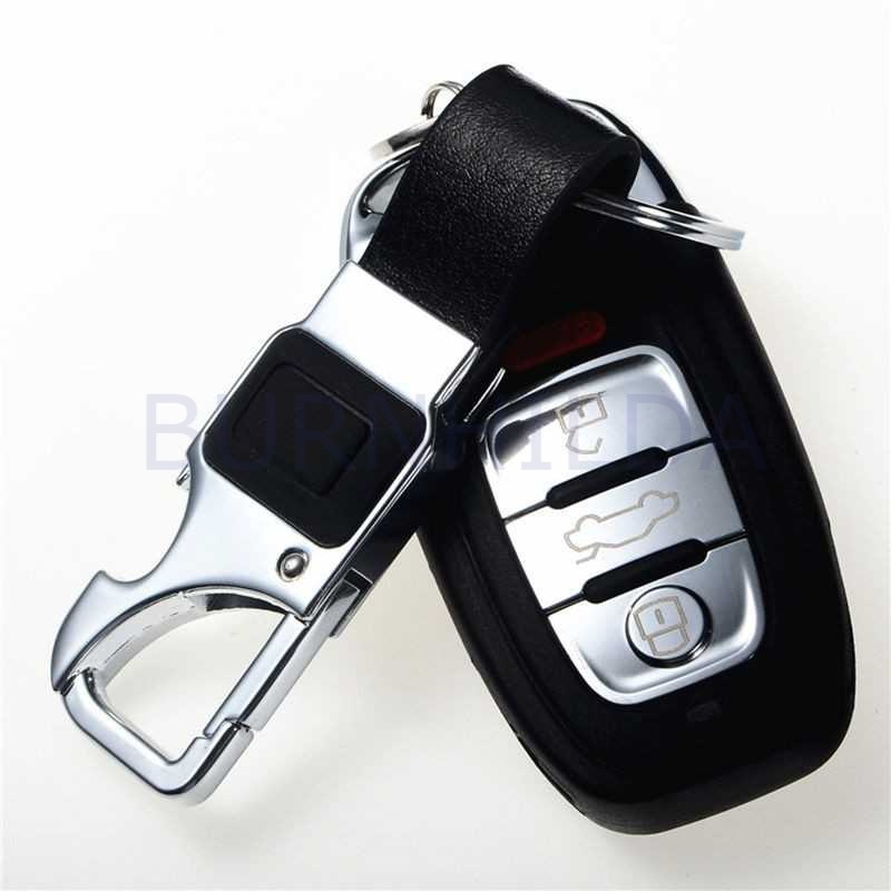 Gantungan Kunci Mobil Multifungsi Zinc Alloy PU Leather accesoris mobil burnhilda