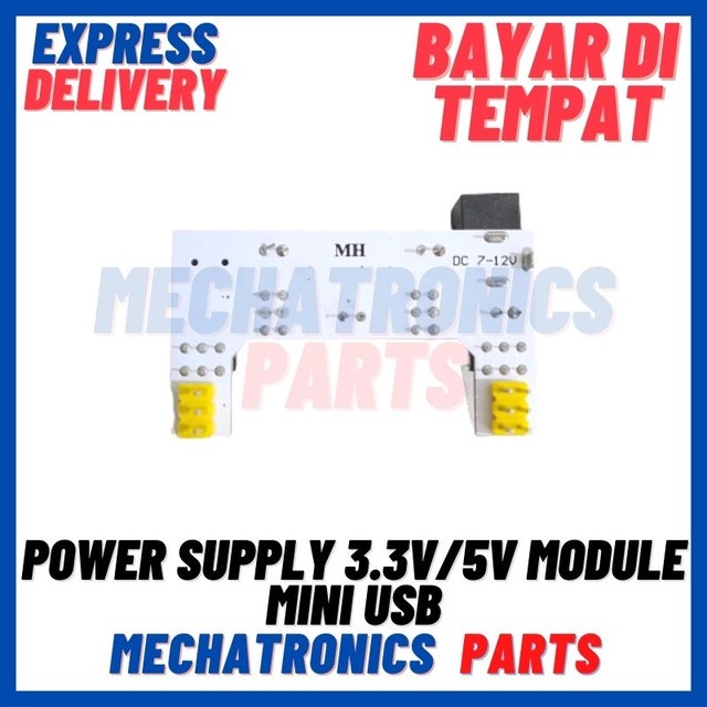 [5625] POWER SUPPLY FOR MB102 BREADBOARD 3.3V/5V MODULE MINI USB