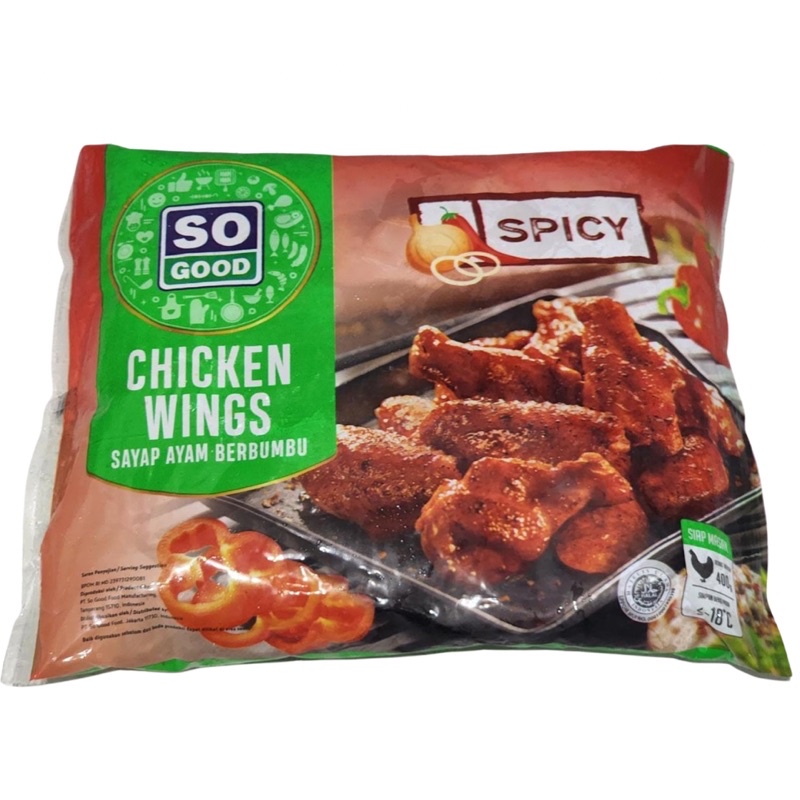 

So Good Chicken wings spicy 400gr