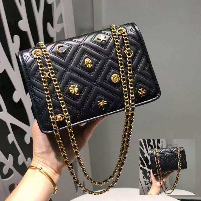 Tas Wanita Tory Burch Fleming Charm Convertible Shoulder Bag Original