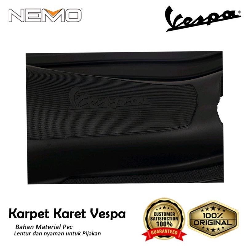 Floormat Floor Karpet Karet Vespa Sprint Primavera Hitam Nemo