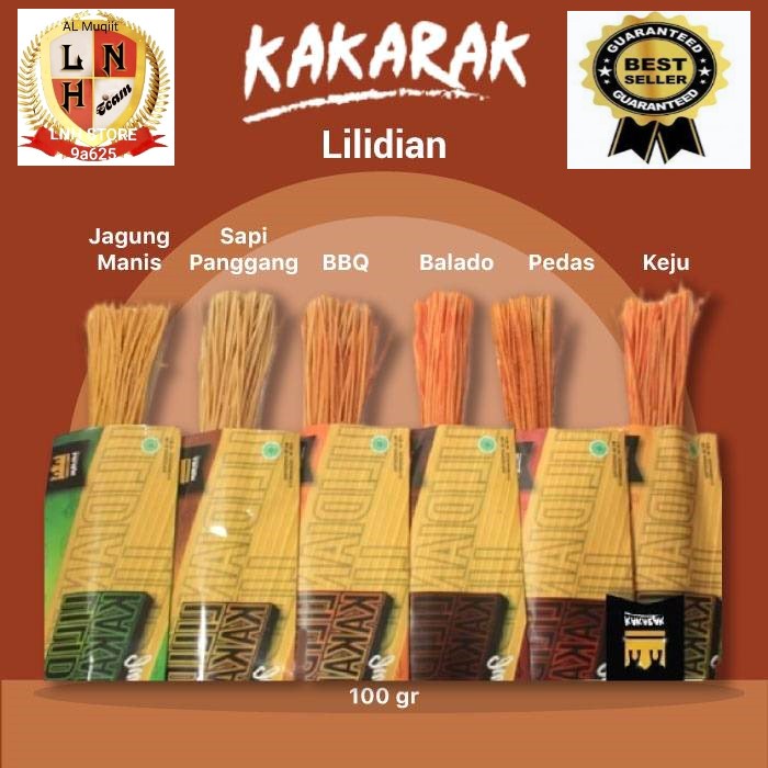 

TERMURAH/KAKARAK /LILIDIAN 100 GRAM/TERBARU
