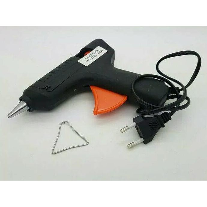 

Alat Lem Bakar Tembak Hot Melt Glue Gun 40 W+1 Pcs Lem Termurah Hits
