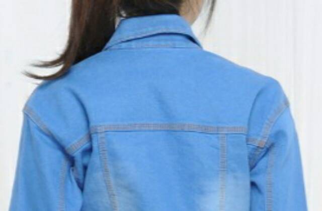 MC girl Jaket Jeans Polos Wanita / Jaket Jeans Korea Murah Terbaru / Jaket Fashion Denim