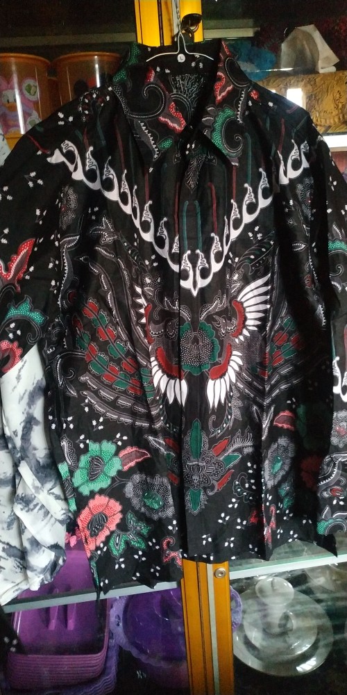 Bswart Batik Hrb026 Kenongo Hem Pendek Padi Pekalongan M L Xl Batik Pria Murah Modern Grosir