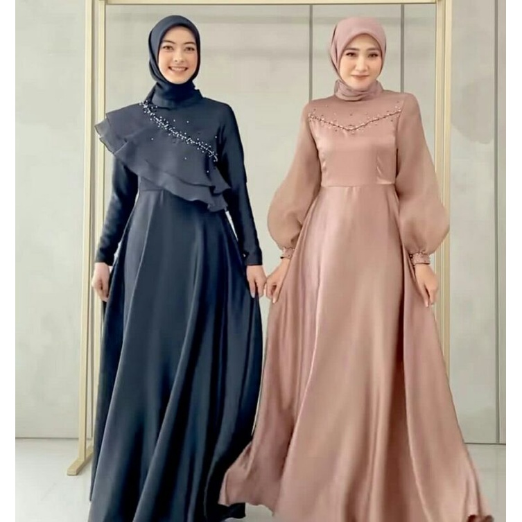 GAMIS PESTA // GAUN PESTA // GAUN MUSLIMAH