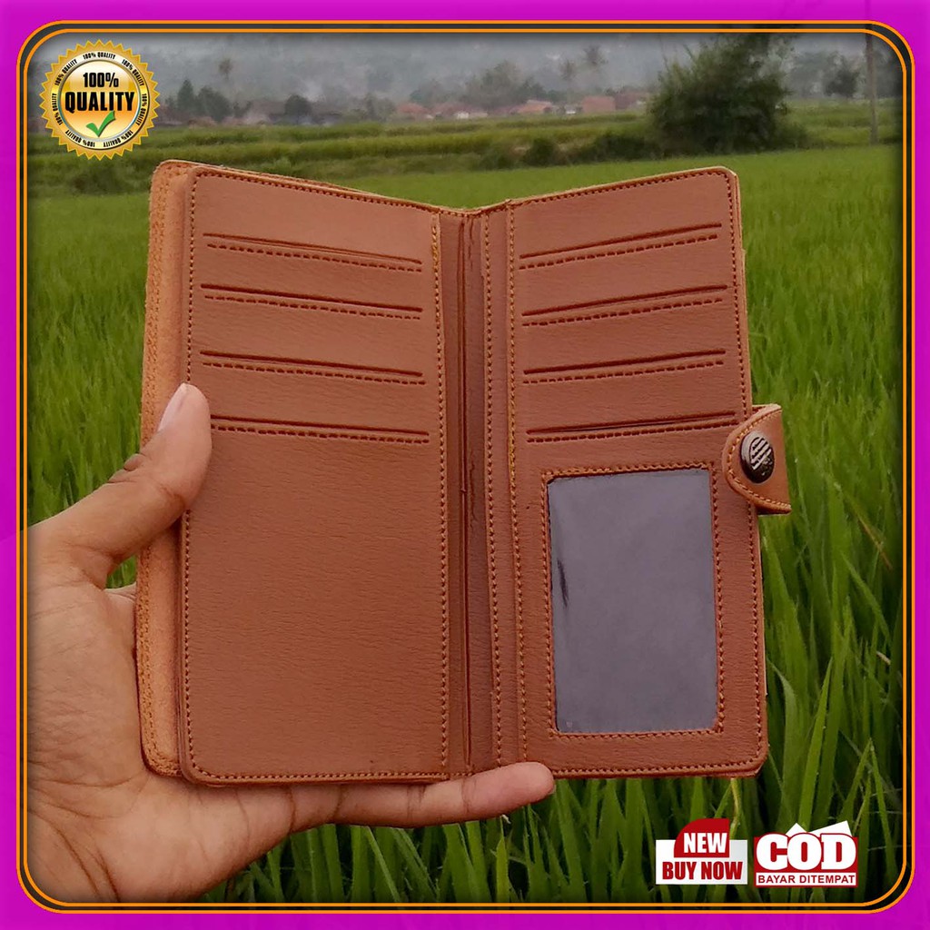 Lagi FLASH SALE!! Dompet Pria kancing panjang Dewasa Lipat kekinian