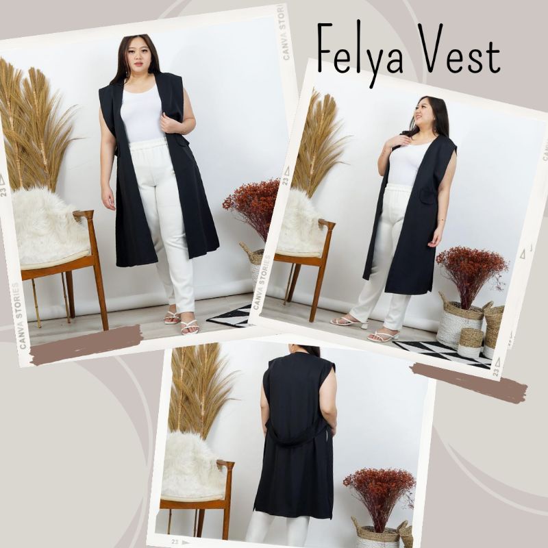 Vest outer scuba polos oversize bigsize