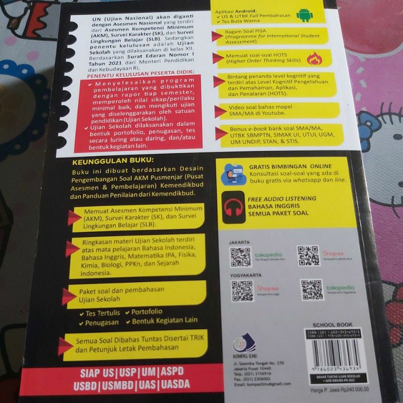 BUKU BAHAS TUNTAS UJIAN SEKOLAH USP AKM SK SLB SMA MA IPA 2022 TIM KOMPAS ILMU-1