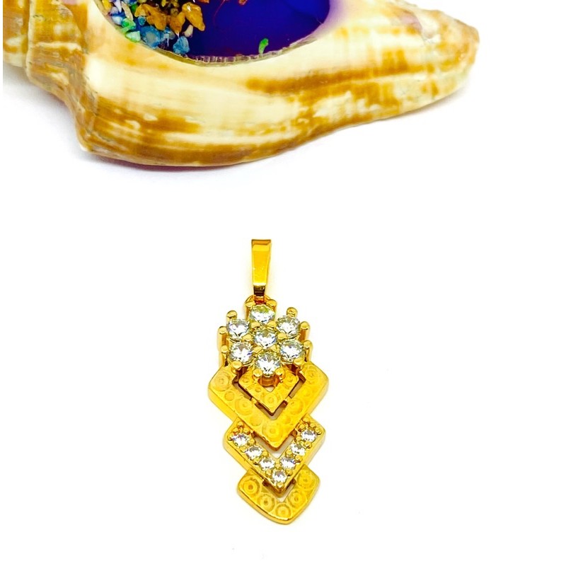 leontin untuk kalung wanita //leontin permata //leontin lapis emas//perhiasan