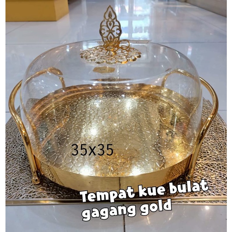 Bosara Sultan/Tempat Kue Bulat Gold