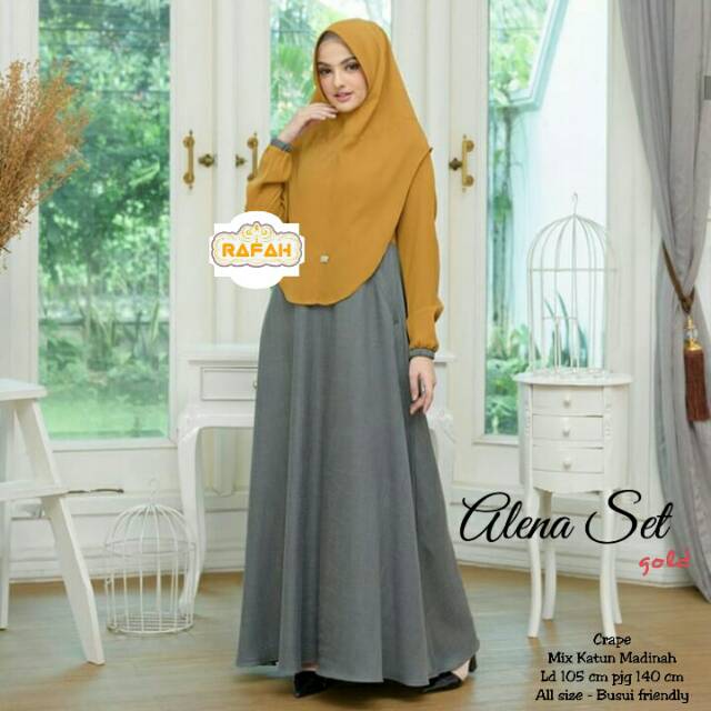 Alena set gamis KATUN MADINAH