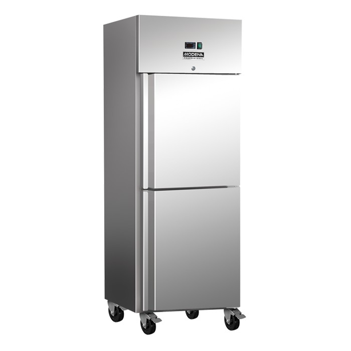 Modena UF 2070 Stainless steel Upright Freezer/Freezer pintu 2 stainless steel