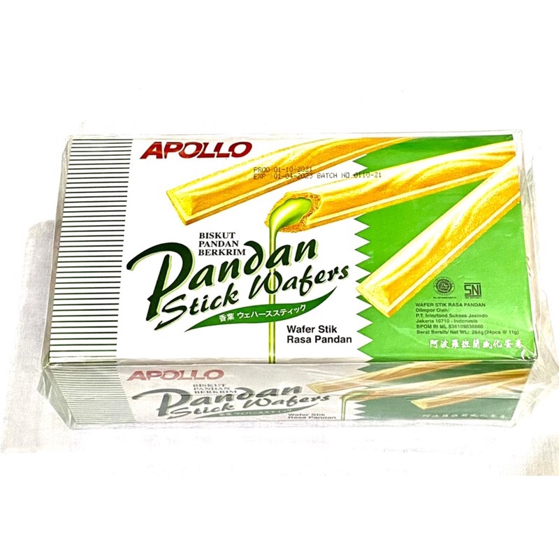 

biskuit apollo cream pandan