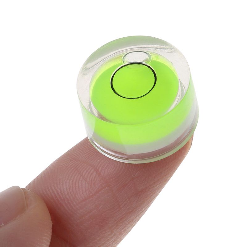 Bt 4pcs Round Bubble Level 15x8mm Waterpas Bullseye Level Alat Ukur