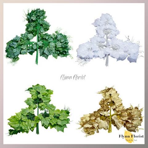DAUN ANGGUR (LUSINAN) DAUN ARTIFICIAL / DAUN DEKORASI / DAUN PLASTIK / DAUN PERNIKAHAN TERLARISS...,