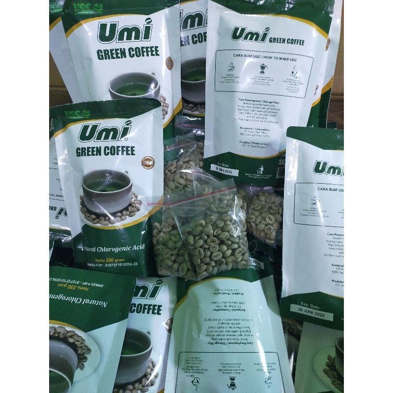 

Umi green coffee (eceran /100bji)