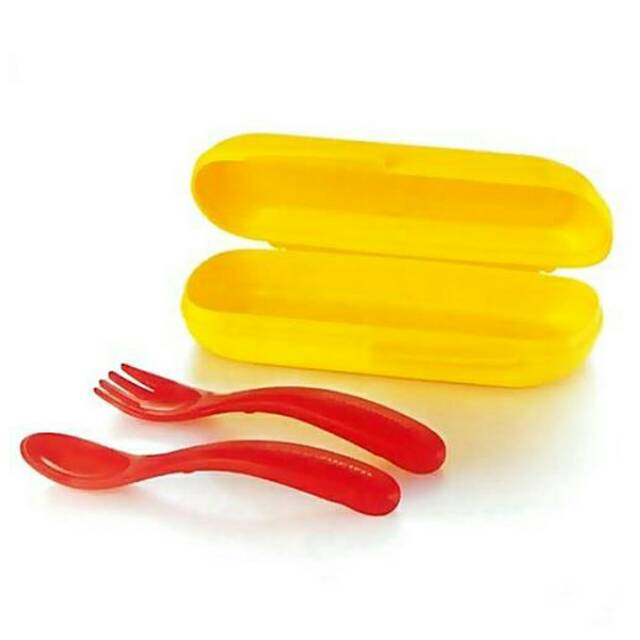 Sendok set kotak tupperware