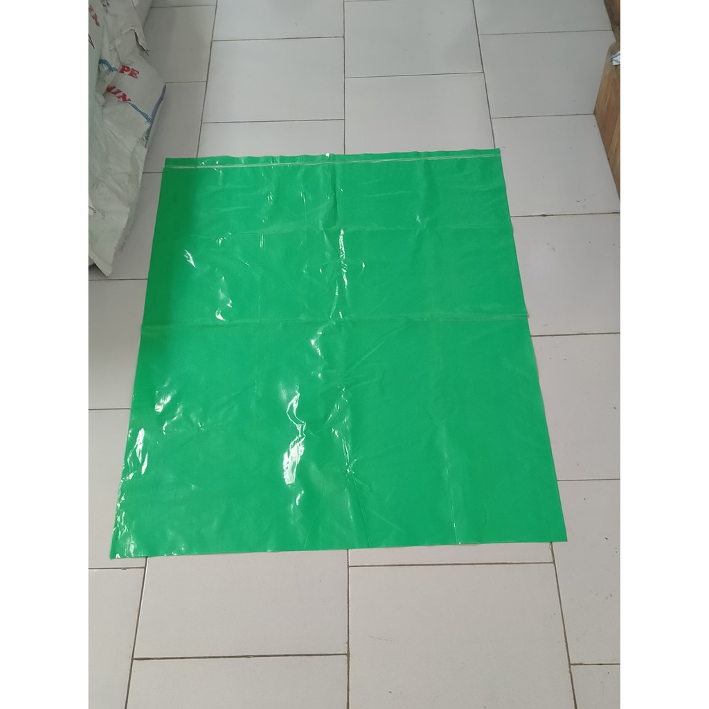 KANTONG PLASTIK SAMPAH HIJAU KERAJINAN TANGAN LAYANGAN 90 X 120 TEBAL +-55 MICRON