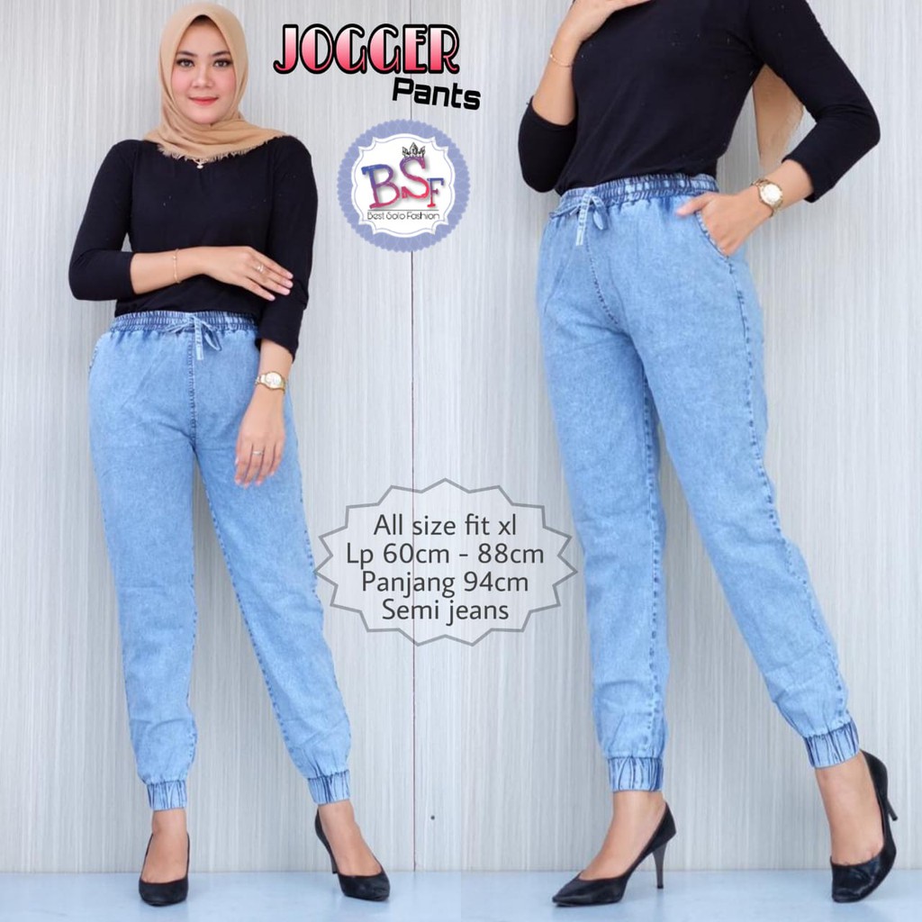 Jogger Pants Jeans Shopee Indonesia