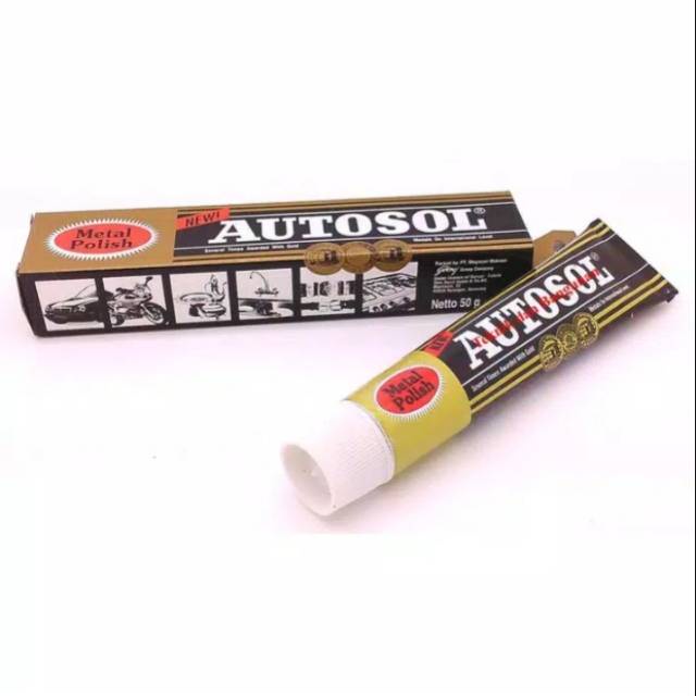 CRR AUTOSOL BOX 50gr Poles Metal Chrome Stainless Pembersih Logam Mobil Motor Kerak Mesin