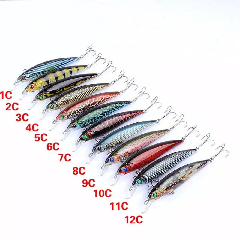 Umpan Pancing Umpan Casting Minnow Panjang 11cm Warna Warni