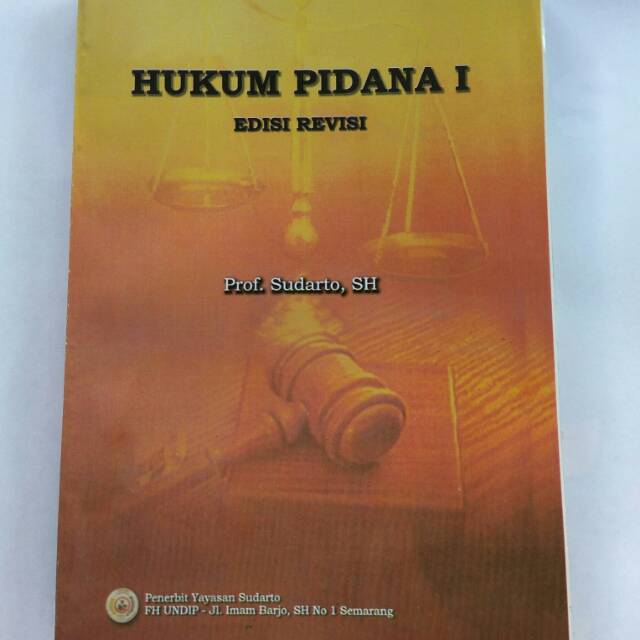 Hukum Pidana 1 By Prof Sudarto