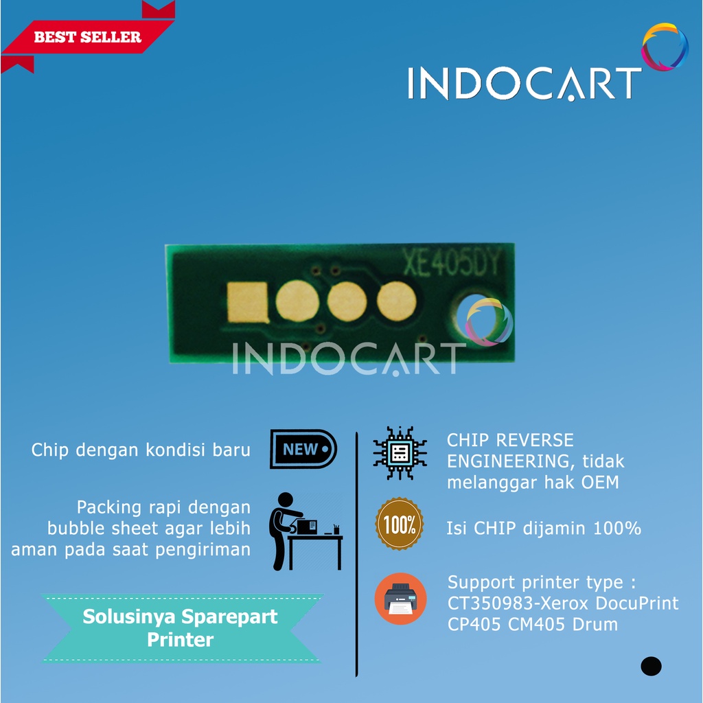 Chip CT350983-Xerox DocuPrint CP405 CM405 Drum-60K