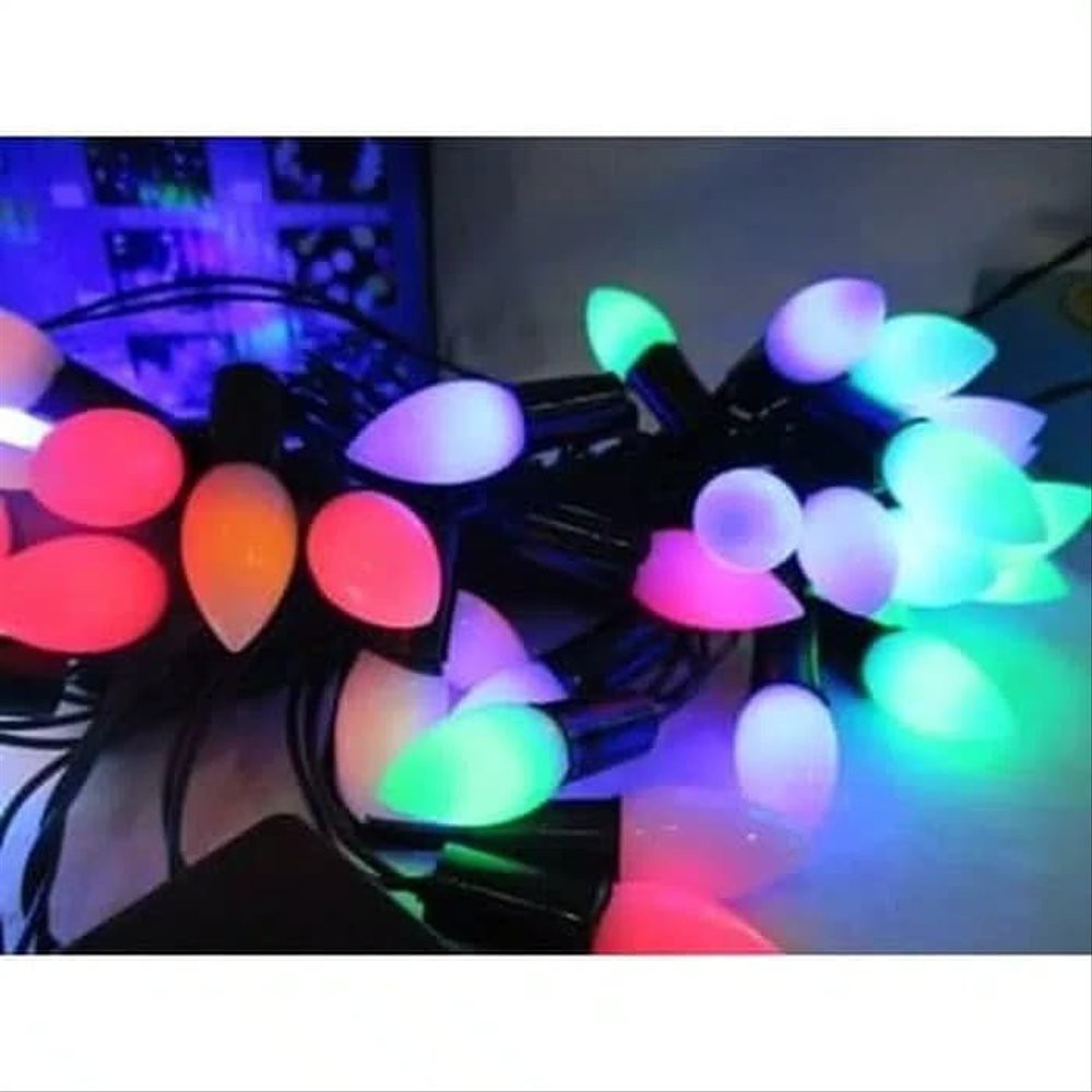 LAMPU TUMBLR TULIP TWINKLE LIGHT HIAS BENTUK TULIP HIASAN RUANGAN DEKORASI NATAL WARNA WARNI VA212