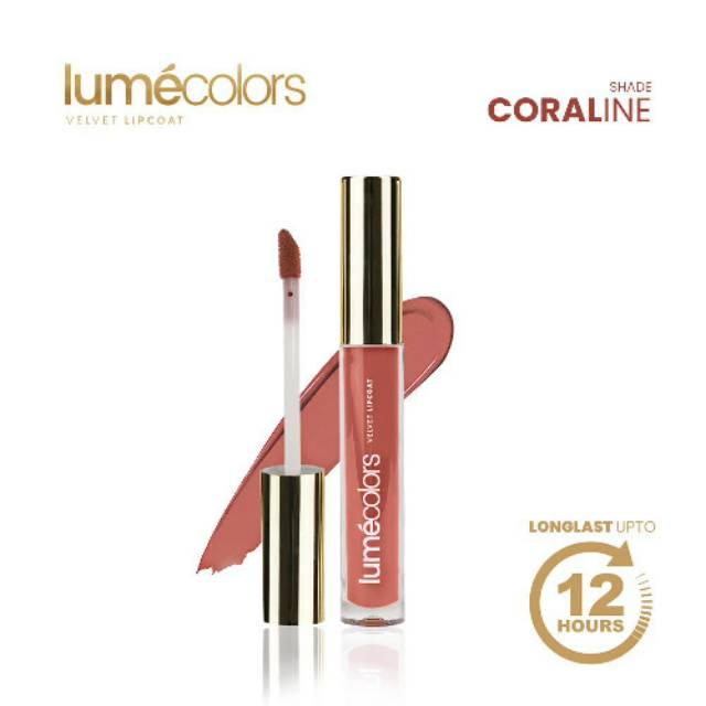 Lipstik Lumecolors Lip Velvet Caroline Lip Cream Matte Resmi BPOM MUI HALAL 100%
