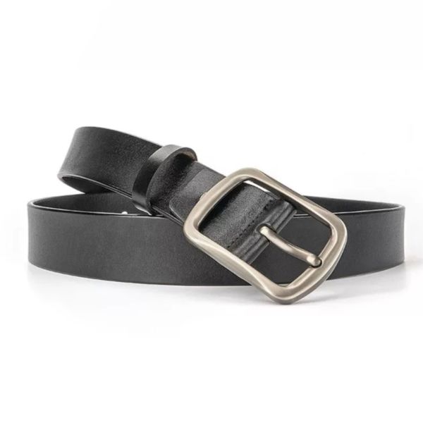 Buckle Style - Sabuk Pria Model Jarum - Sabuk IMPORT - Bahan Kulit Sintetis